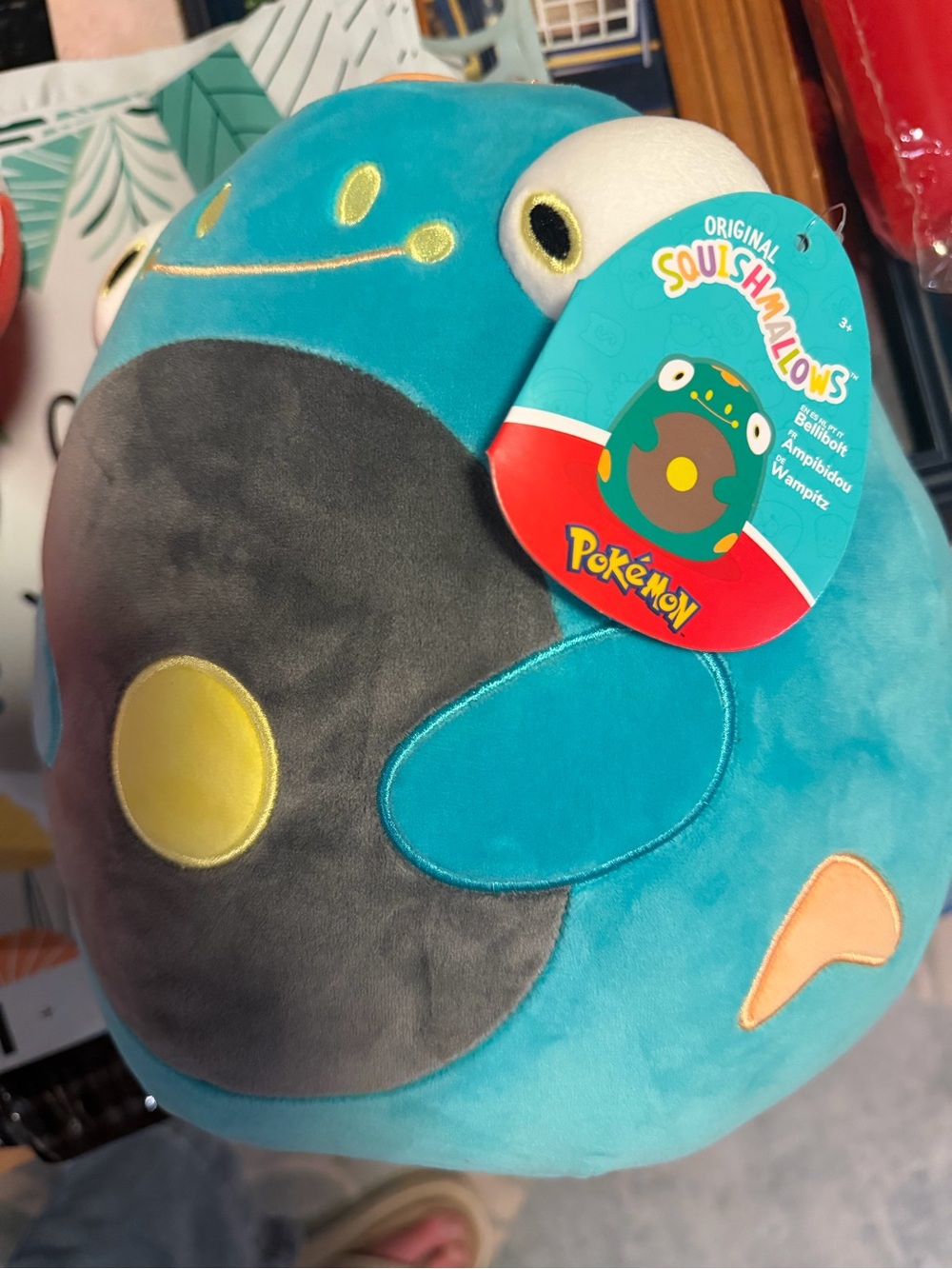 NWT Pokémon Bellibolt Squishmallows Plush Official Collaboration